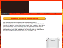 Tablet Screenshot of ff-spielberg-pielach.at